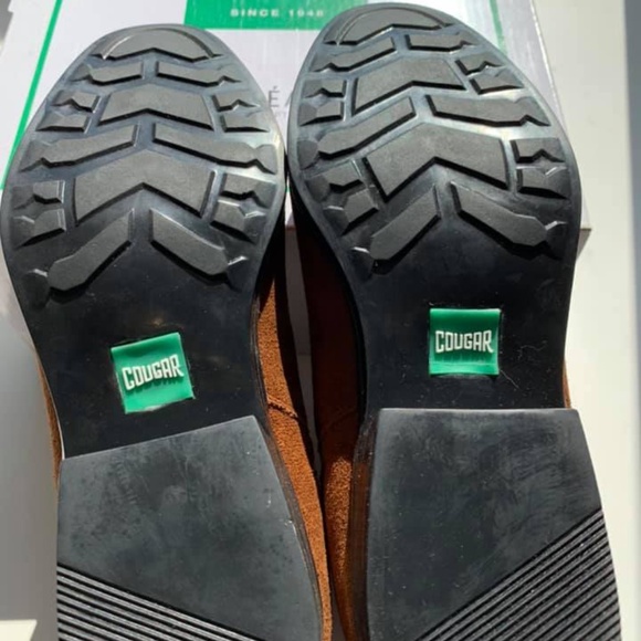 Size 7 Waterproof Suede Ankle Booties by Cougar - Picture 2 of 5